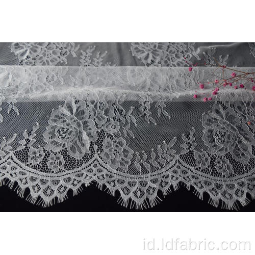 100% Nylon Panel Lace Desain Kain-B